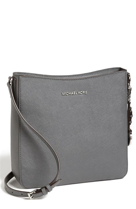 michael kors jet set travel crossbody bag grey|Michael Kors Crossbody bag sale.